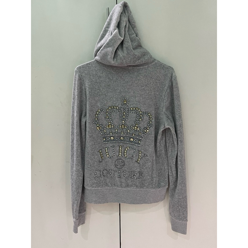 preloved vintage juicy couture jacket grey