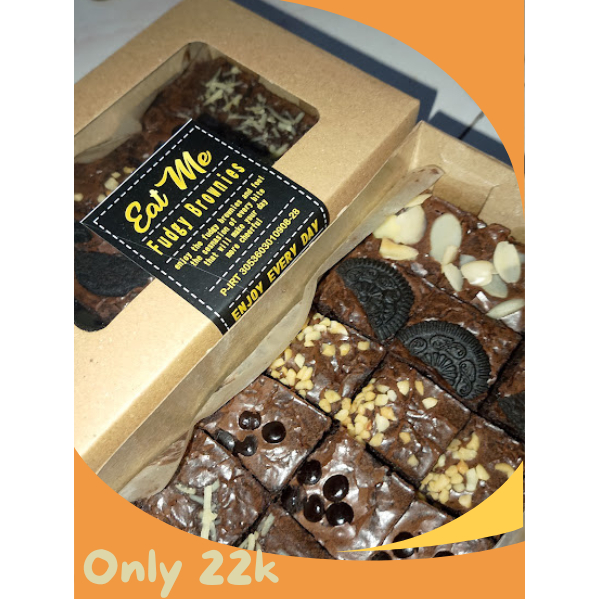 

Fudgy Brownies Eat Me Premium Fudgy Brownes Kering