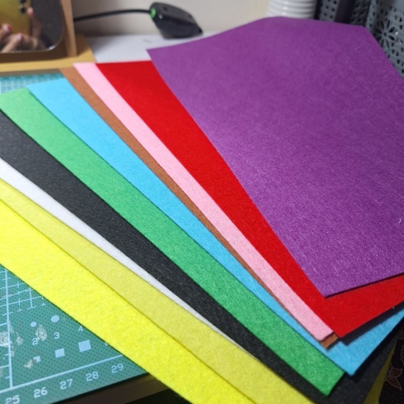 HARD FELT. KAIN FLANEL KAKU. EMBROIDERY FELT. ALAS BROS