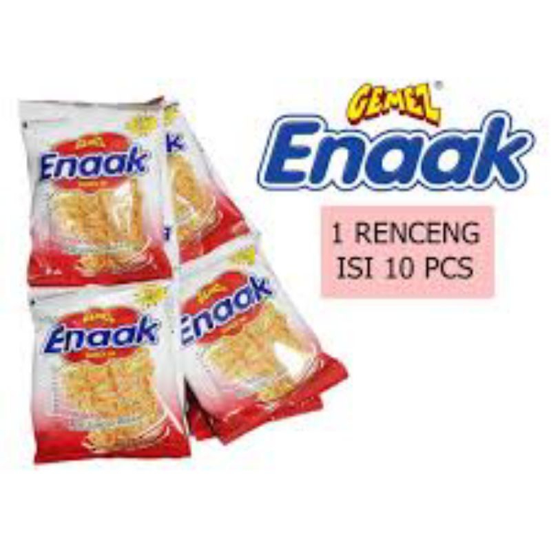 

SNACK MIE GEMEZ ENAAK MIE GORENG INSTANT PRAKTIS NETTO 1 RENCENG ISI 10 PCS X 18 GR
