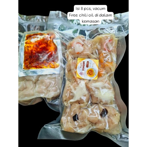 

DIMSUM CHILI OIL ISI 8 PCS size S (kecil)
