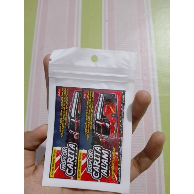 

STIKER BUS BANNER TRIP MANIA MARVEL 100% ORIGINAL