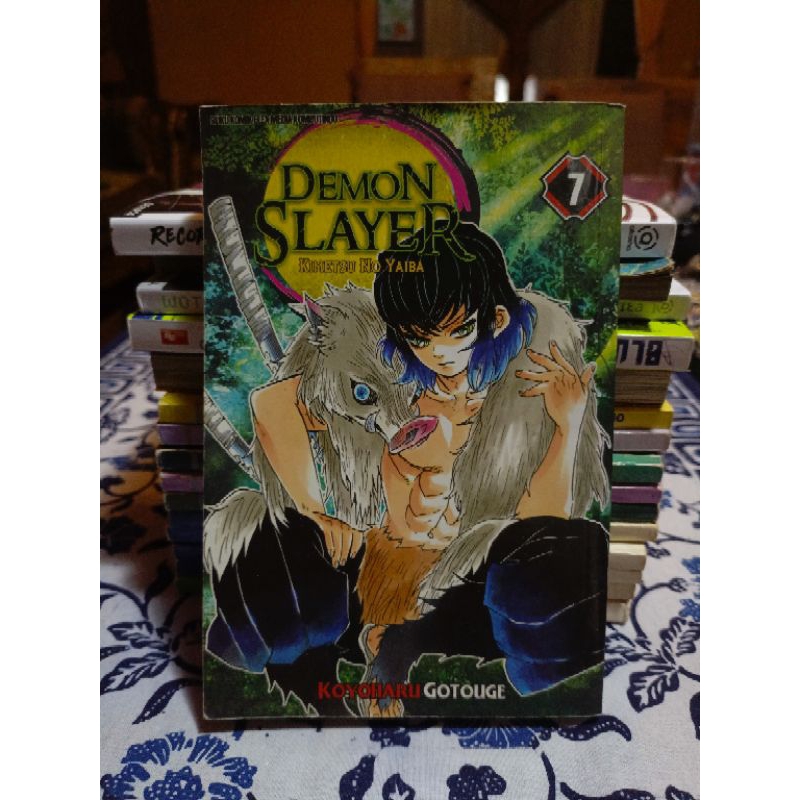 Komik Demon Slayer vol 7 preloved