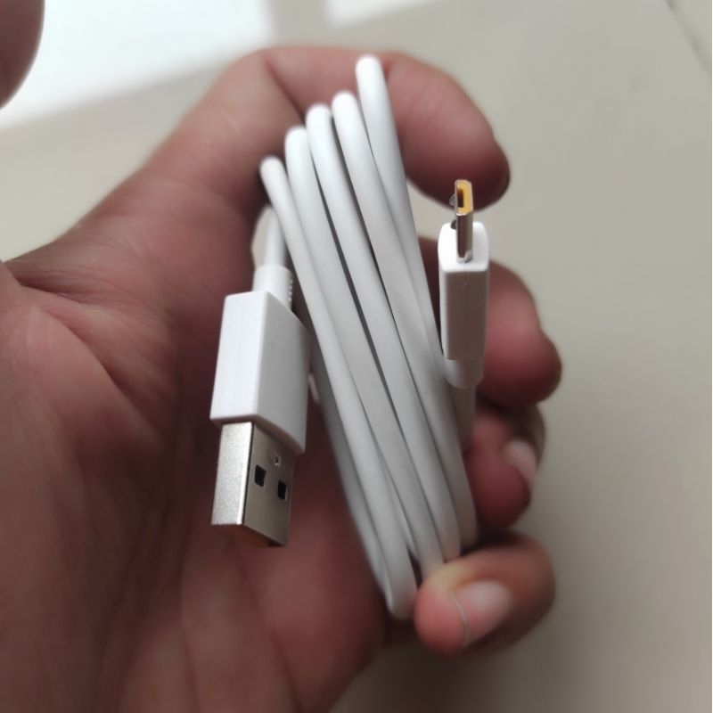 kabel data realme rilmi warna kuning C2 5i C11 C21Y C3 original cabutan hp