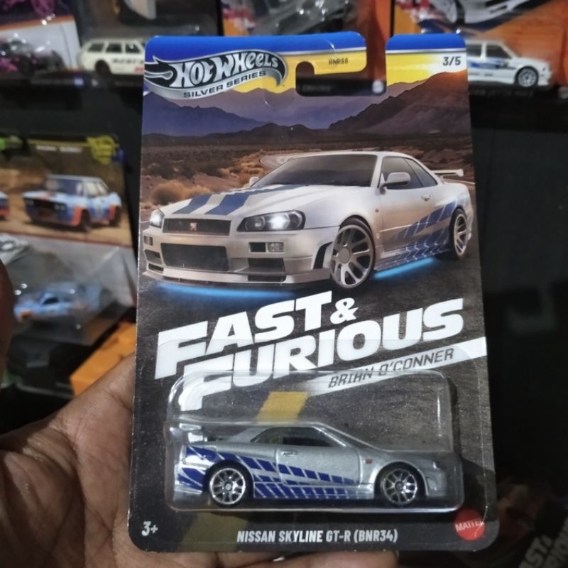 hotwheels fast and furious nissan skyline gtr bnr34