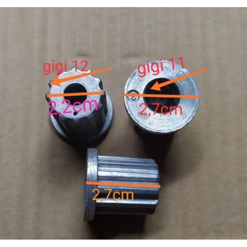 Inti pulsator mesin cuci gigi dlm 11 gigi luar 12 LG