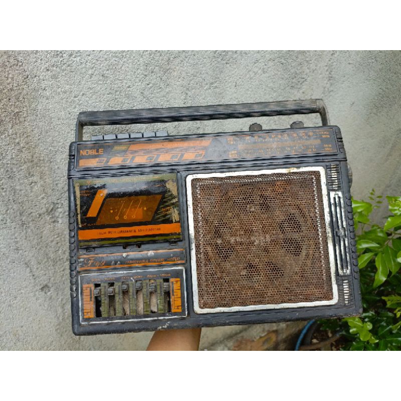 radio tape noble antik jadul vintage mati