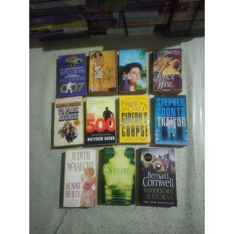 Buku Novel, ALMOST HEAVEN, LOVE'S WINE, 79 PARK AVENUE, RULE OF HONOUR, THE LAST SILK DRESS, ALL ABO