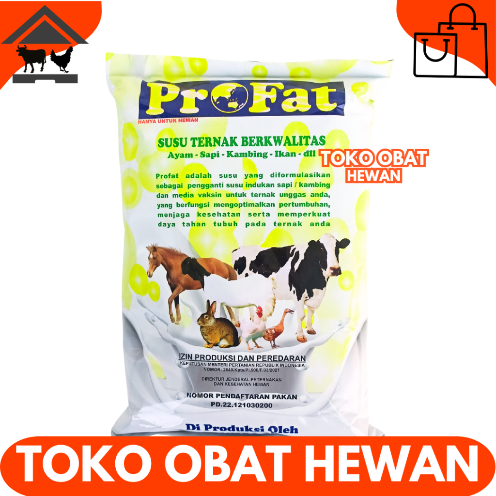 SUSU PROFAT 1KG - Susu Profat kambing - Susu Hewan Ternak untuk Sapi Kambing Ikan Ayam