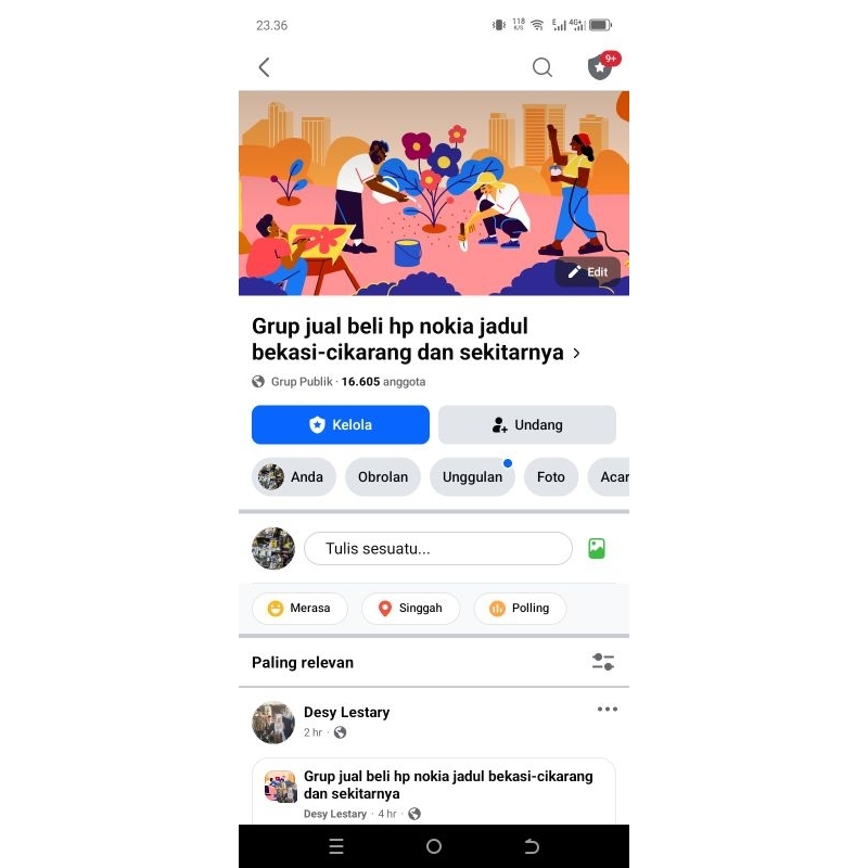 Sewa grup termurah 2 bulan 15k