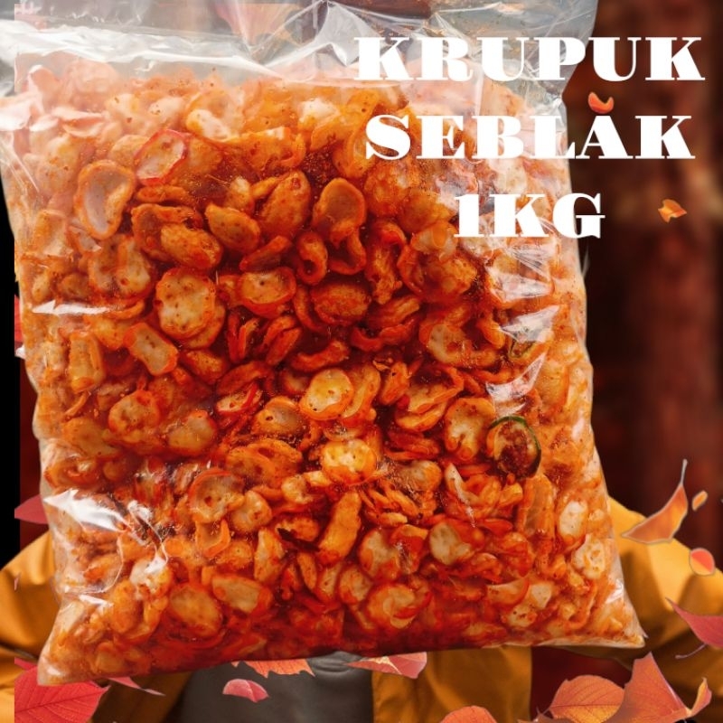 

Krupuk Seblak Kering Krupuk Bawang Pedas Daun Jeruk 1kg