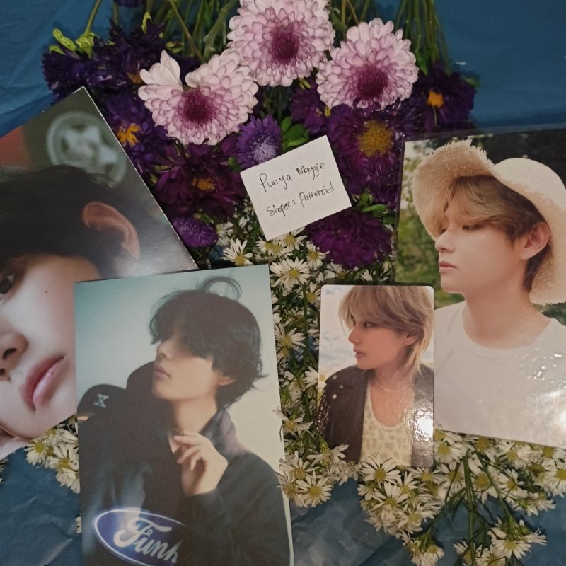 [READY] PHOTOCARD BTS V TAEHYUNG LAYOVER POSTCARD SG20