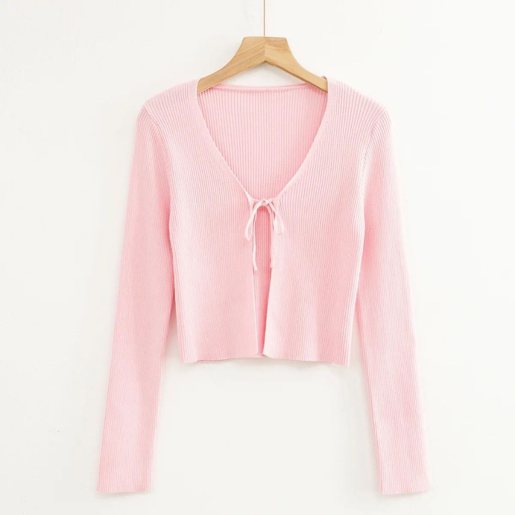 NEW CARDIGAN RAJUT TALI DEPAN / CARDI TALI DEPAN