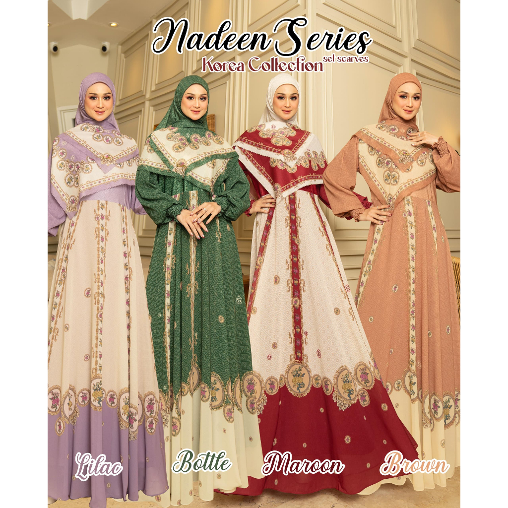 Nadeen Series | Sarkis | Gamis Syari