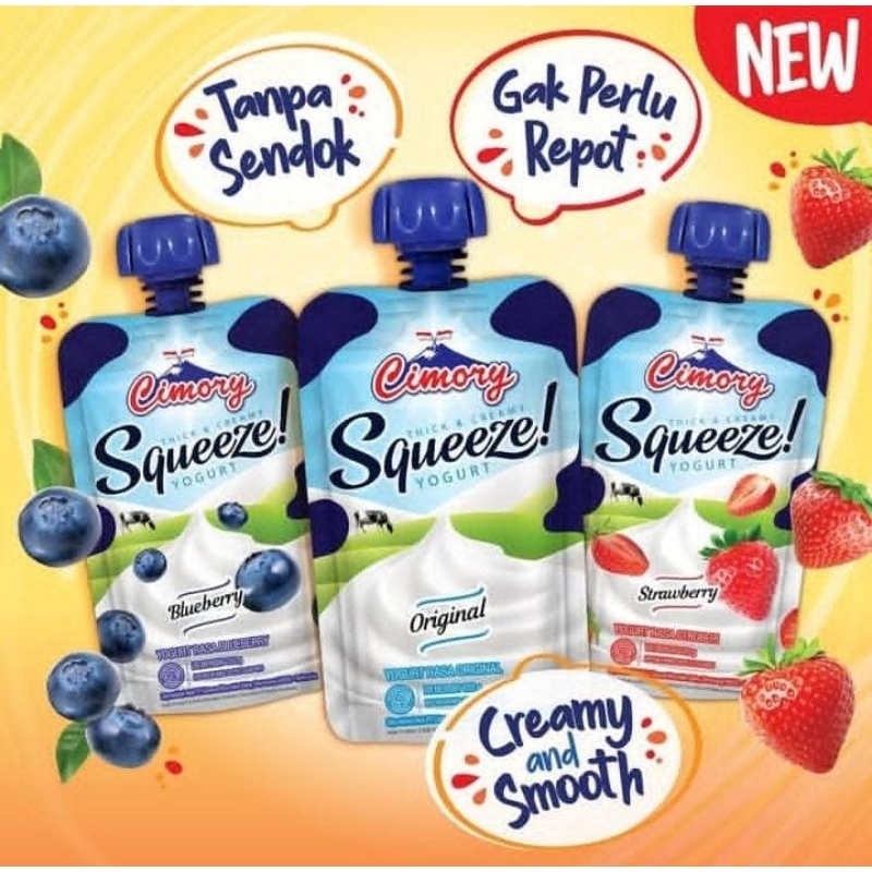 

Cimory Squeeze All Variant 120 ml × 4 pouch