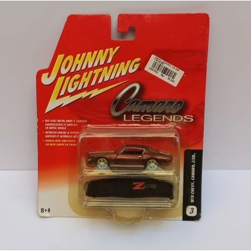 johnny lightning 1970 chevy camaro z/28 legends diecast 1/64 (t)