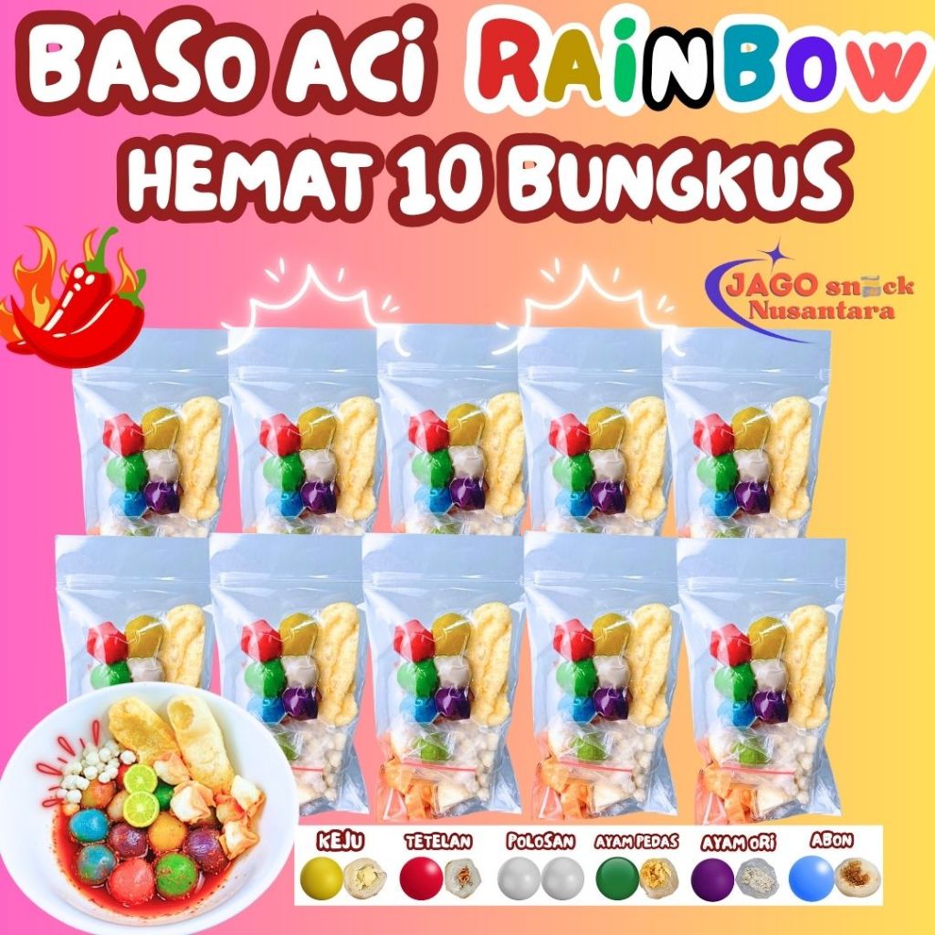 

BASO ACI RAINBOW 10 BKS-SETIAP WARNA BERBEDA VARIAN