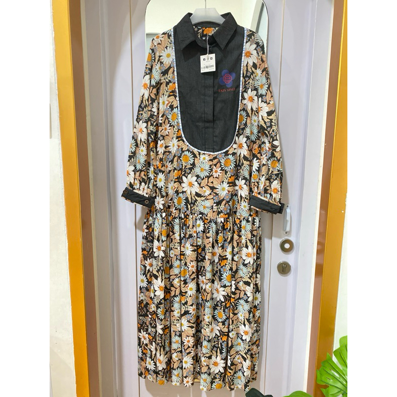 GAMIS WANITA KATUN PREMIUM || BAJU MUSLIM BUSUI FRIENDLY || AZZAHRA DRES DAILY EAZY STYLE