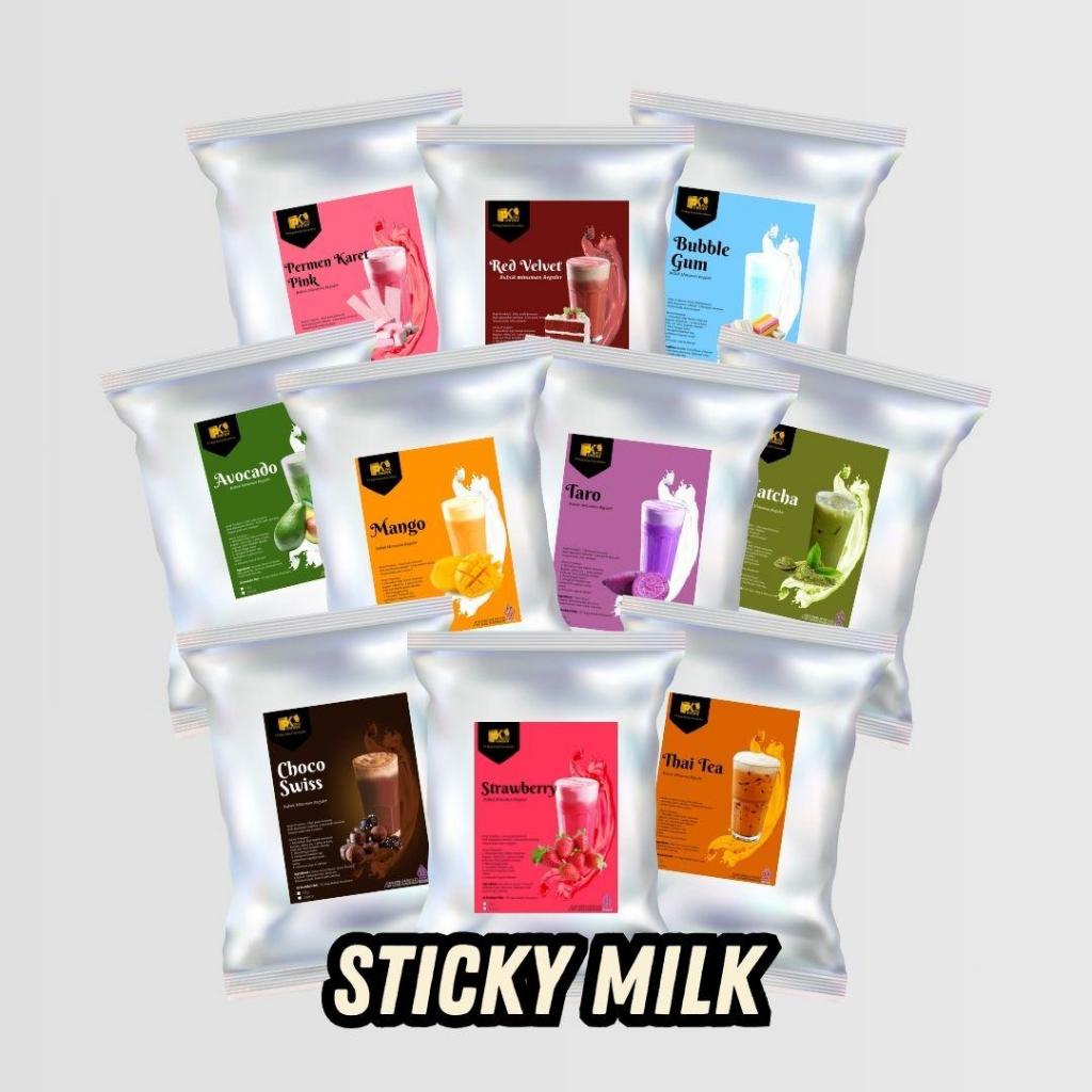

Paket Bahan Baku Sticky Milk Pahan Baku Lengkap Stickymilk ala Raja bubuk Nusantara