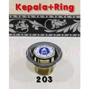 Kepala Kompor Mawar 203 + Ring Api / Kepala Kompor Semawar 203
