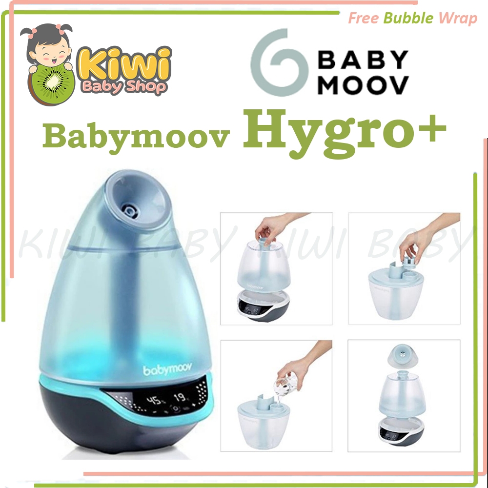 Humidifier Babymoov Hygro Plus A47011, Kapasitas 2.5L, 7 Warna LED, Rotasi 360°