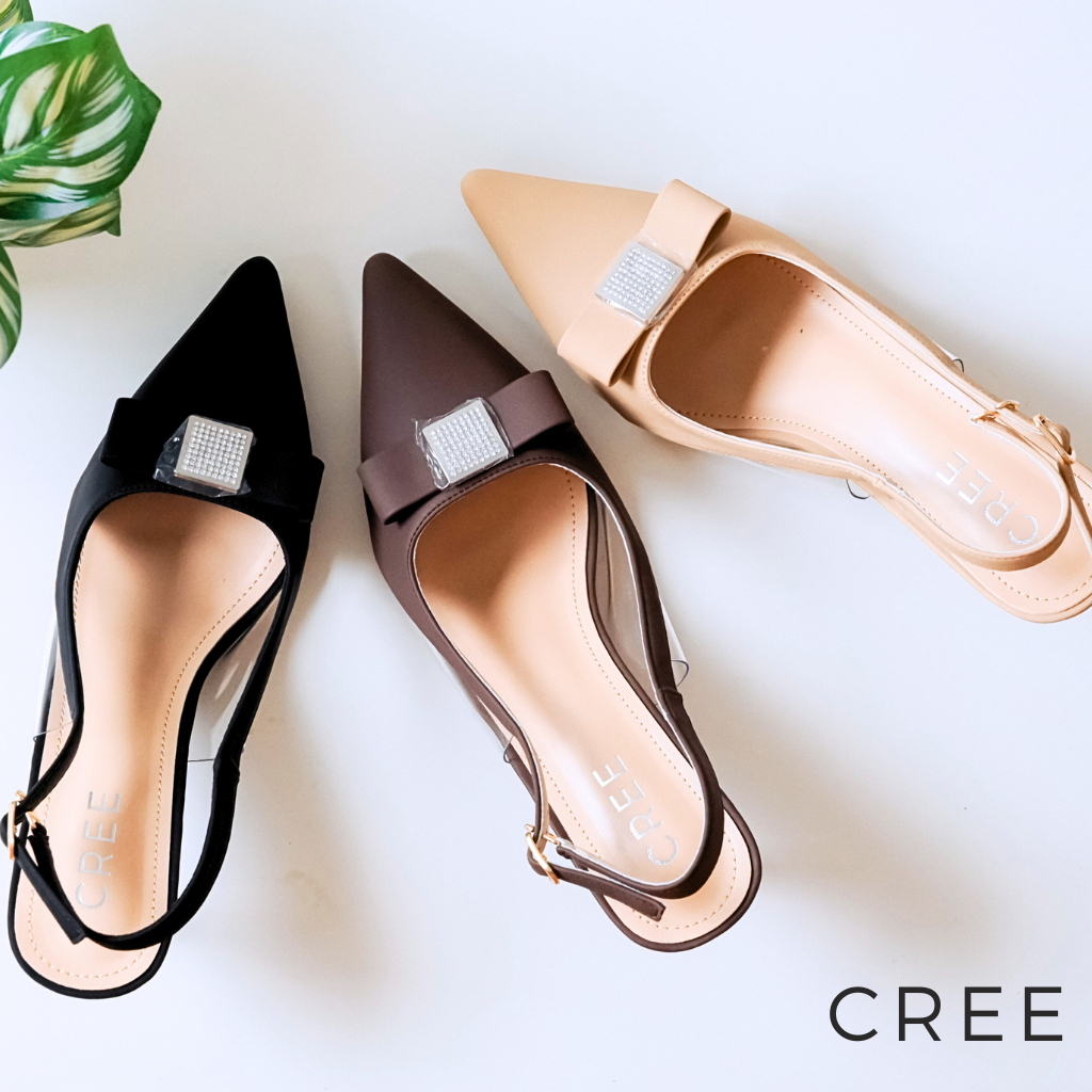 CREE slingback pump heel KIRA 7 cm Sepatu Hak Wanita