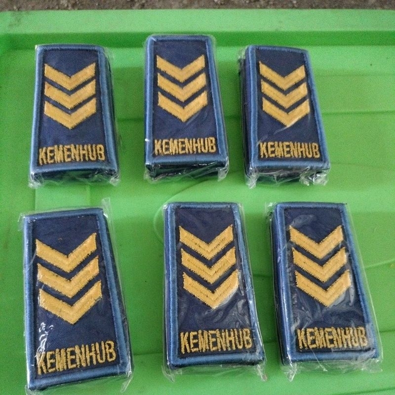 pangkat bordir kemenhub/tanda pangkat kemenhub 2c