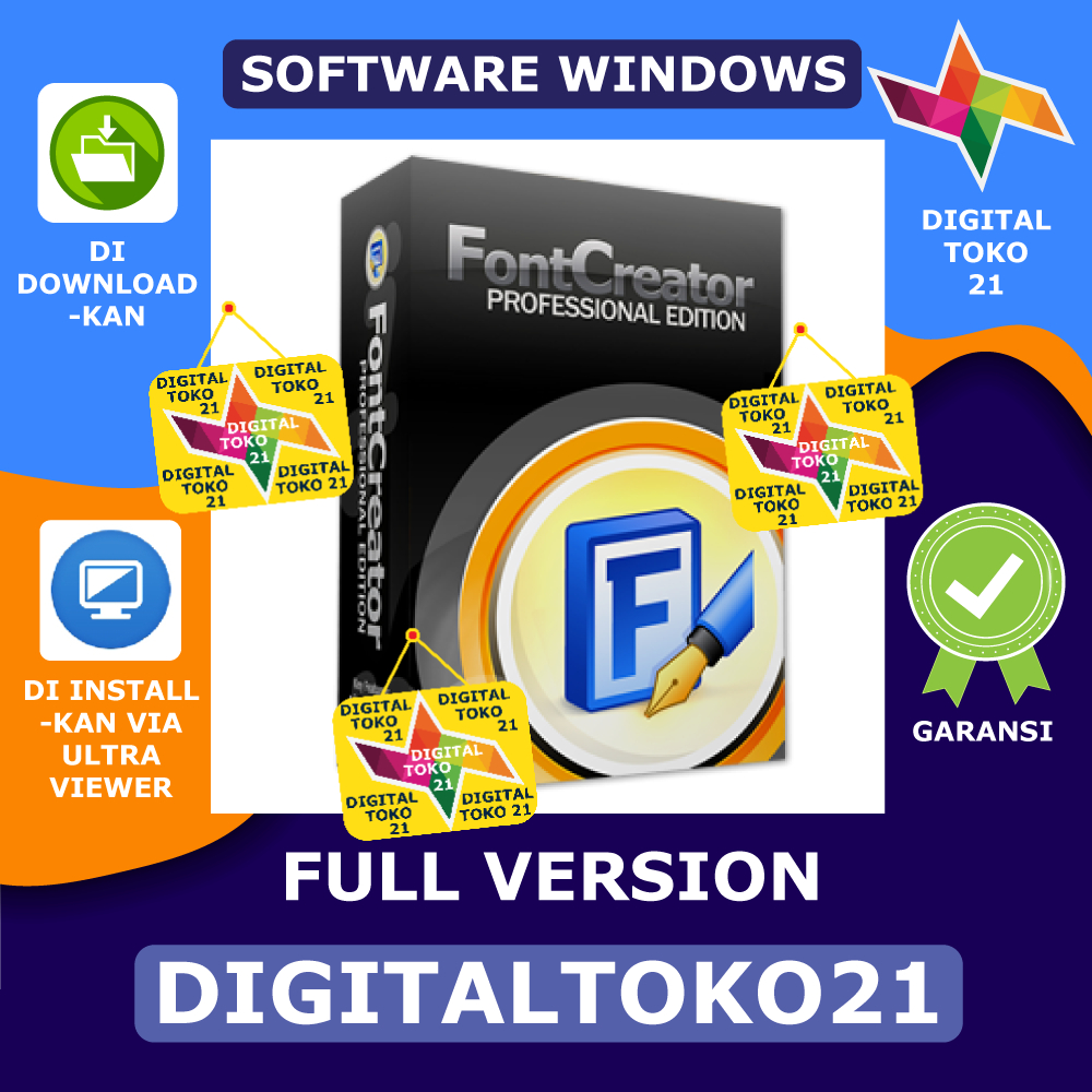 [Diinstallkan] High-Logic FontCreator Professional 15.0.0.3017 Full Version Software PC Komputer Lap