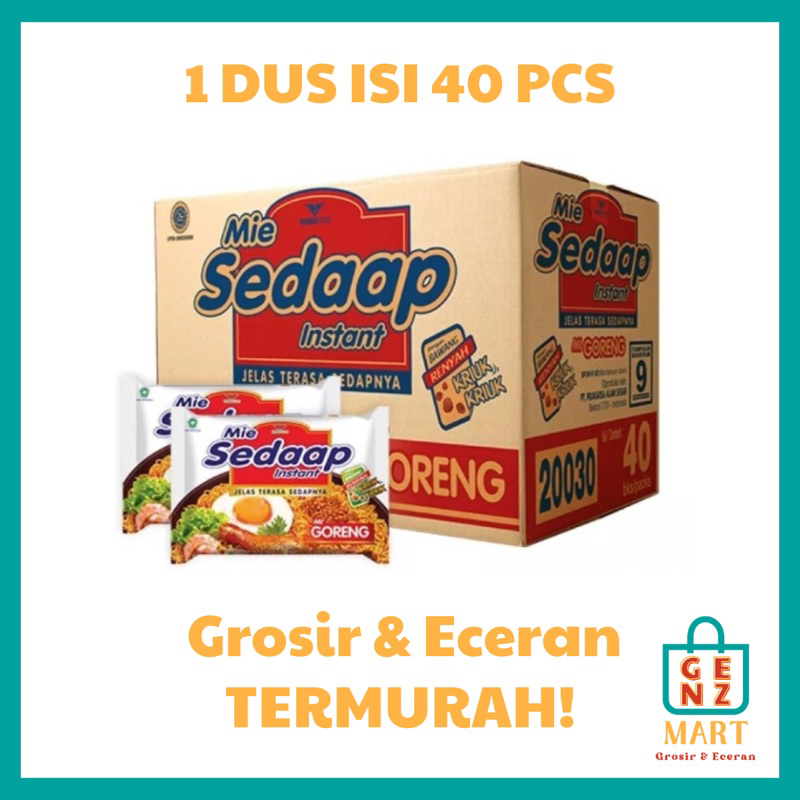 Mie Sedaap Goreng Dus Karton / Mie Sedap Goreng / Mie Goreng Grosir Murah