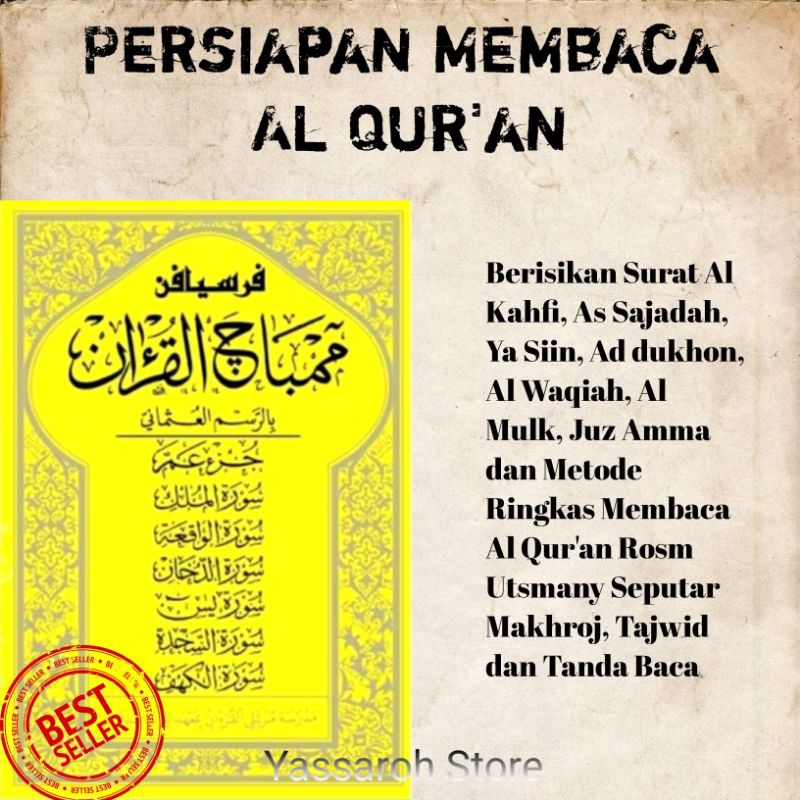persiapan kuning persiapan membaca alquran al qur'an alquran persiapan kodran gubugh huffadz lirboyo