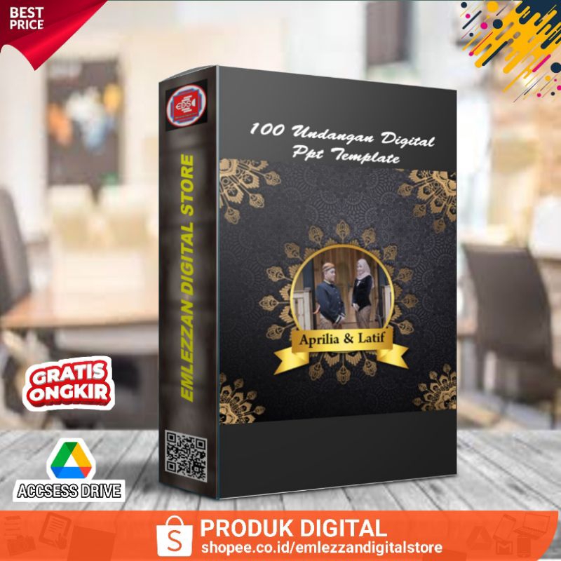 100 Undangan Digital Ppt Template Keren