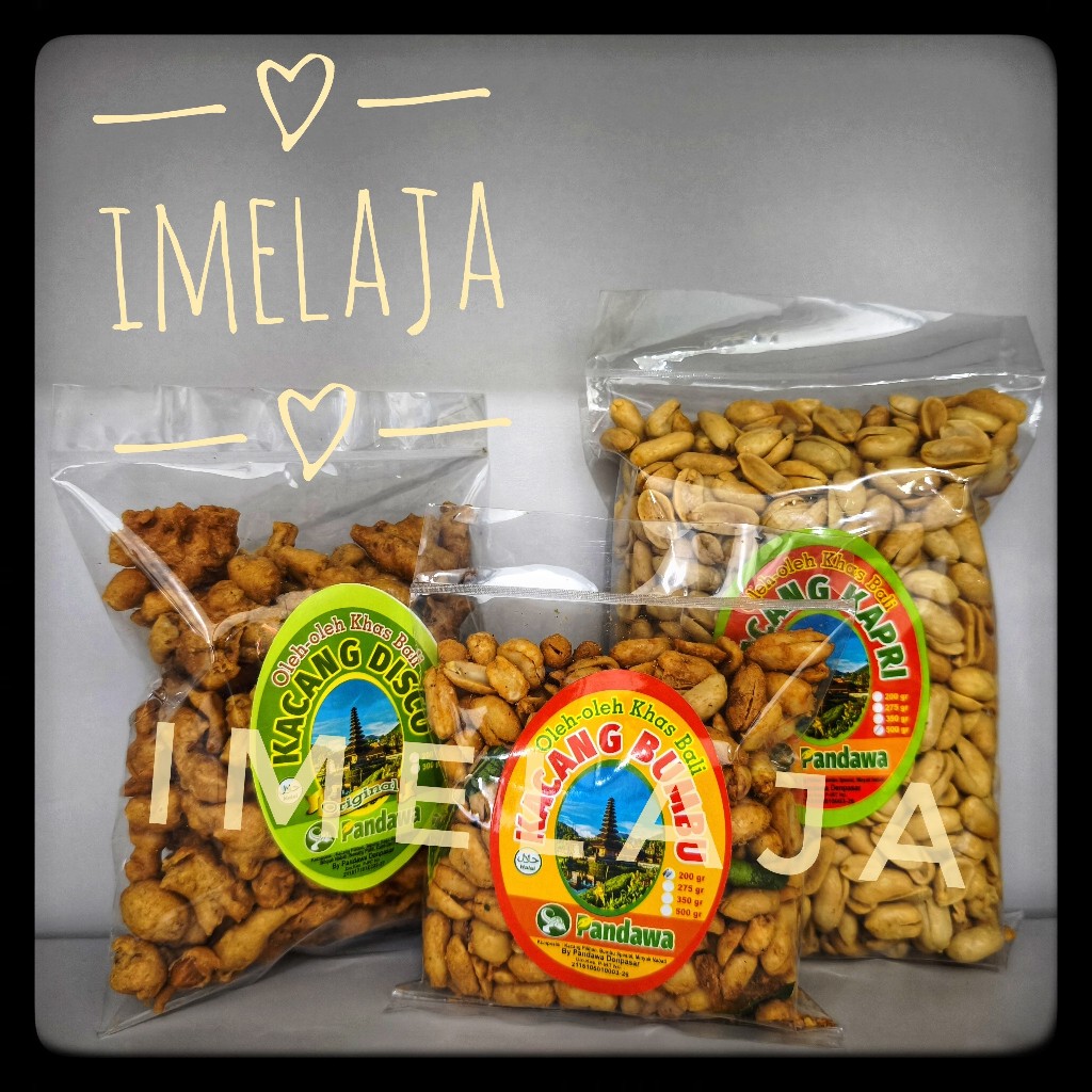 

Pandawa" Kacang Bali Paket (Kapri 200Gr + Bumbu 500 Gr + Disco 200 Gr)