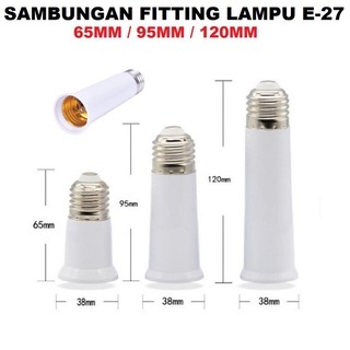 Fiting Sambung Lampu Downlight E27 / Fiting Downlight Plafon E27 to E27