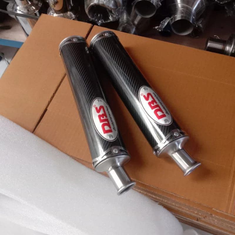 DBS Canister 2Stroke Stainless Carbon Type Only - Muffler/Ekzos 2Stroke