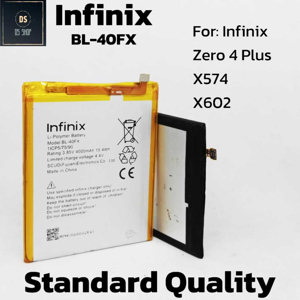 Baterai Infinix Zero 4 Plus X602 BL-40FX BL40FX BL 40FX X603 X574 Batrai Batre HP
