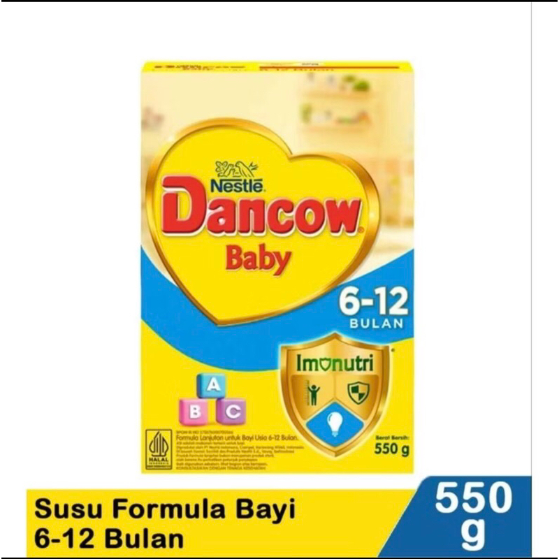 

dancow baby 6-12 bulan 550gr exp juni 2025