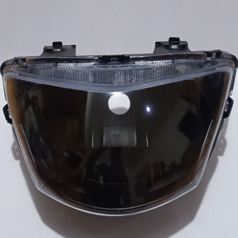 Reflektor Plus Mika Lampu Depan Mio J Mio GT Custom Hitam Smoke