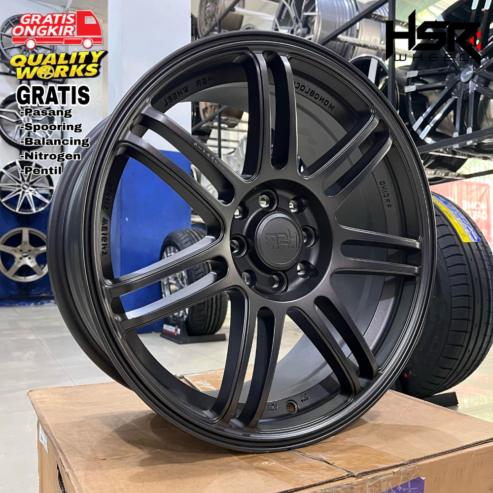 Velg Modifikasi Ring 17 Hsr Wheel Boon, Buat Mobil Mazda2, Fiesta, Mobilio