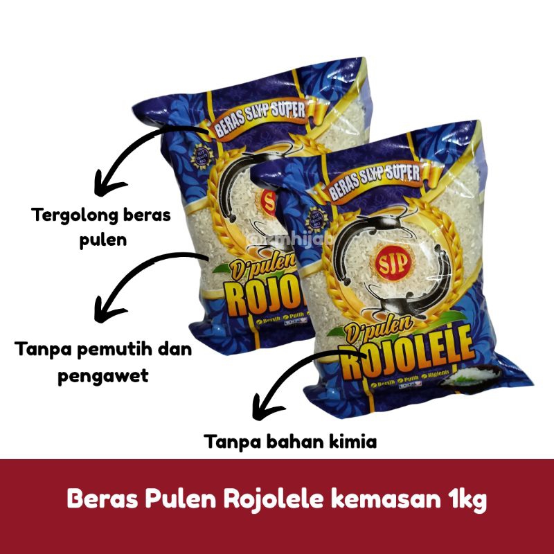 

Beras Rojolele 1kg kemasan laminasi