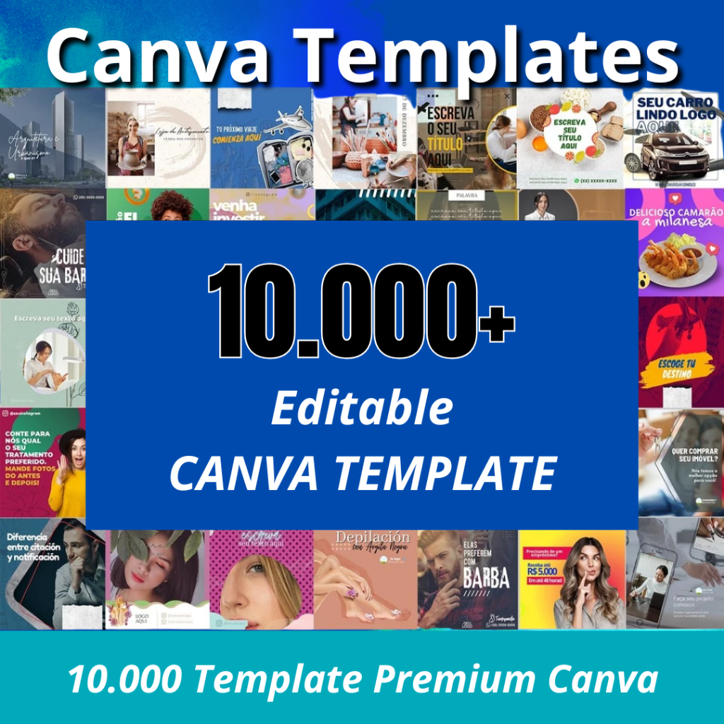 ULTIMATE Canva Template Bundle PLR 2025- PAKET TEMPLATE 10.000+