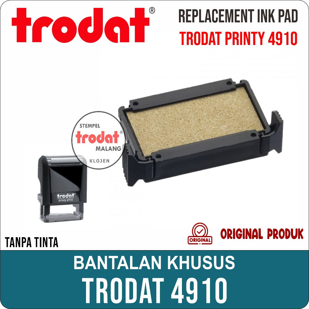 

Swop Pad Trodat 4910 / ink-cartridges pad TRODAT/ Bantalan Khusus Stempel TRODAT