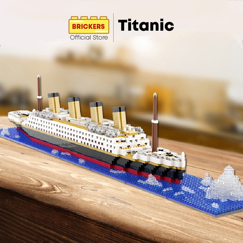 BRICKERS - Titanic Puzzle Block Bricks Toys Mainan Balok Susun Kapal Titanic