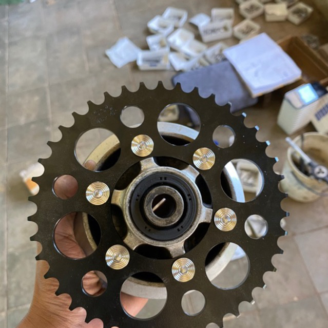 baut probolt nap gear ninja set 6 pcs probolt spiral stainless