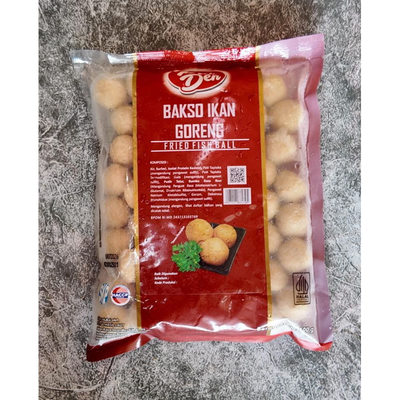 

Pak Den Bakso Ikan Goreng 500gr