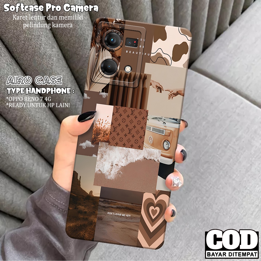 Case OPPO RENO 7 4G - Softcase OPPO RENO 7 4G - Fashion Case AESTHETIC - Casing OPPO RENO 7 4G - Sof