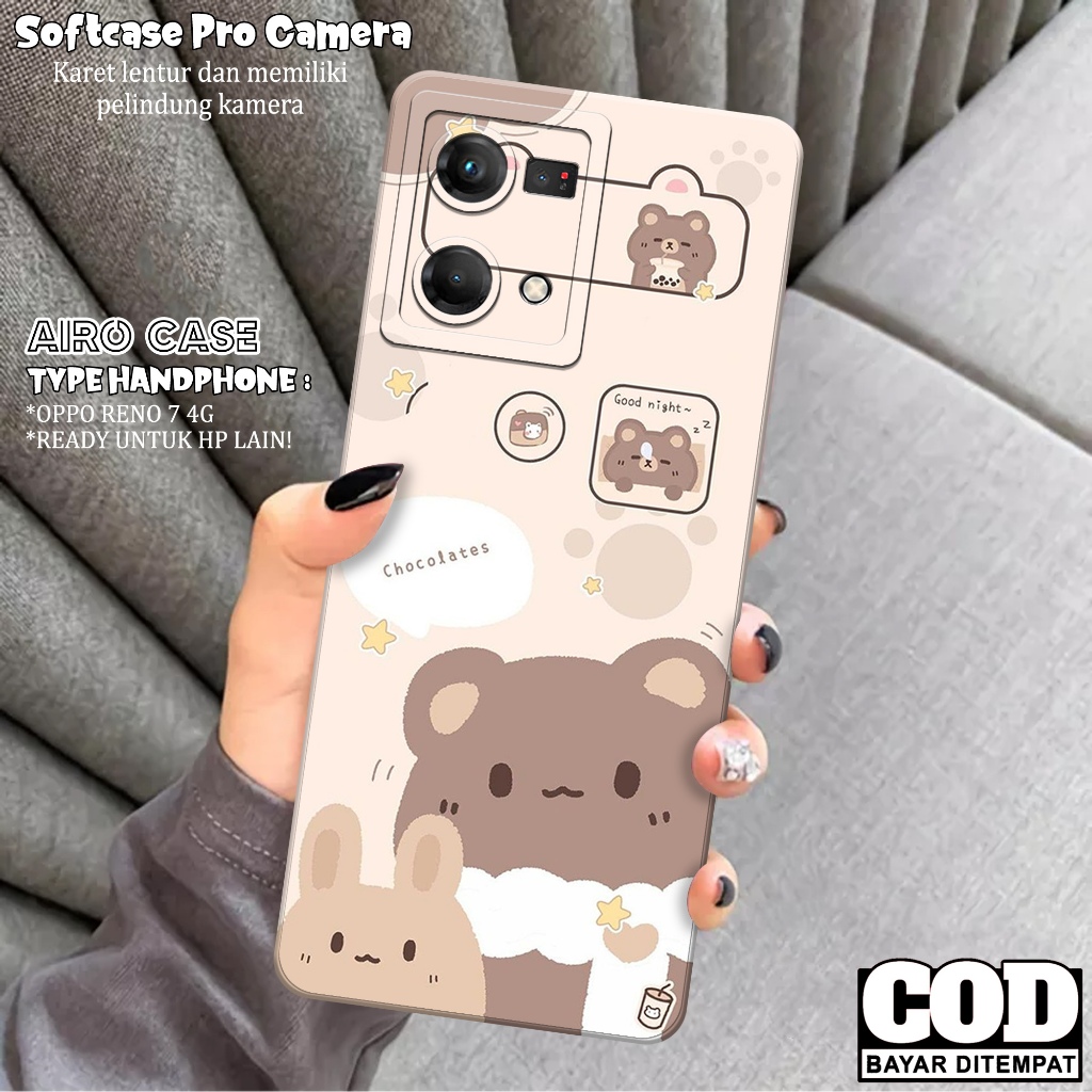 Case OPPO RENO 7 4G - Softcase OPPO RENO 7 4G - Fashion Case KARTUN - Casing OPPO RENO 7 4G - Softca