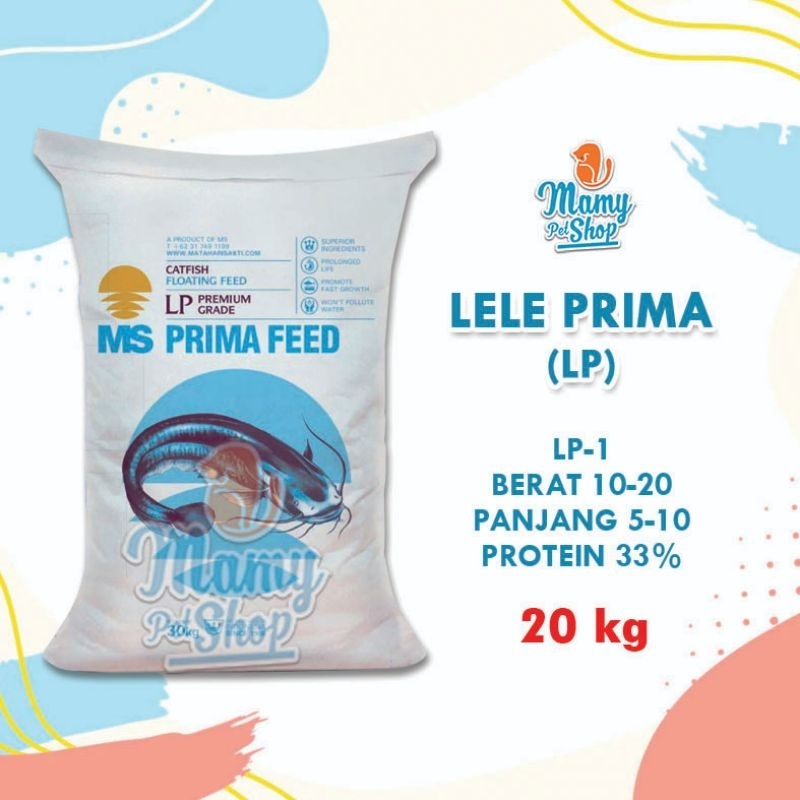PAKAN IKAN LELE PRIMA 1 20 KG LP-1