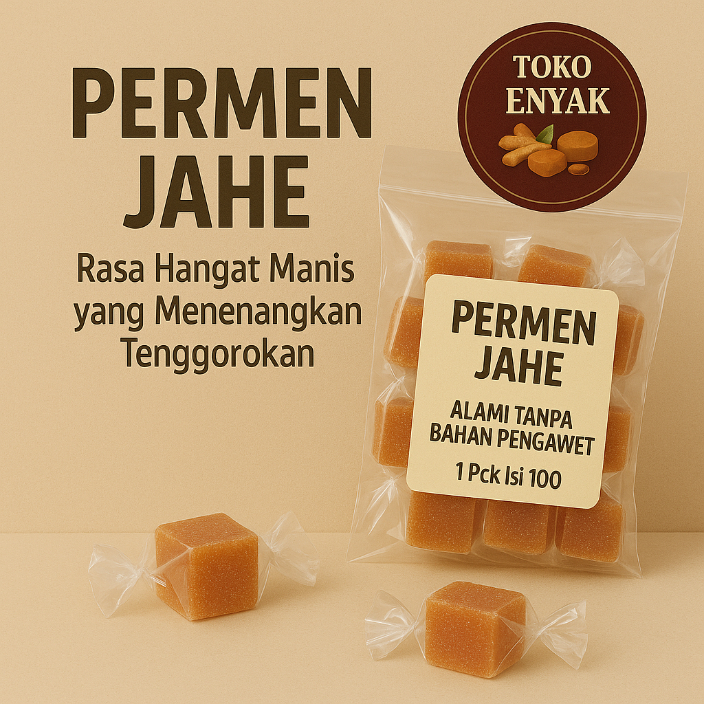 

Permen Jahe Jadul Asli Isi 100 Permen Jahe Anti Mual Masuk Angin dan Ibu Hamil