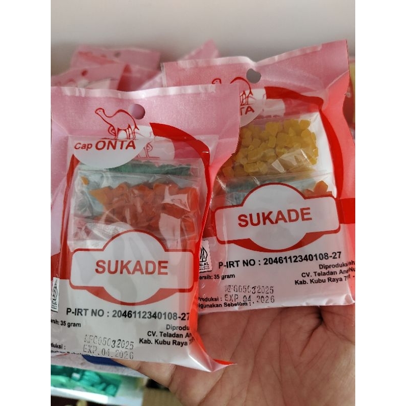 

Sukade / Buah Cincang Kering 35 gram