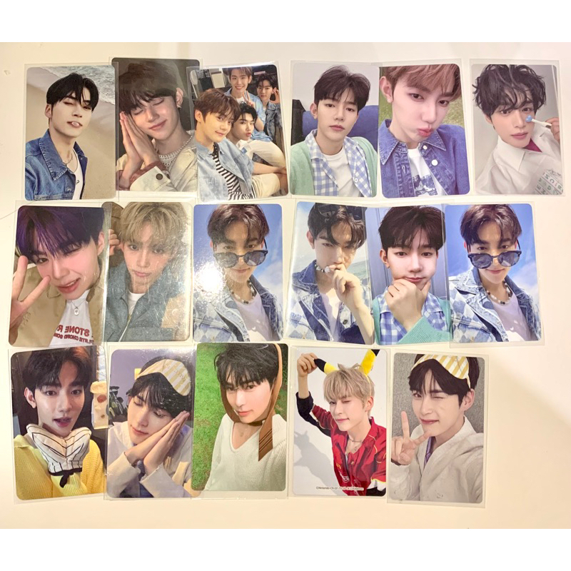 PC PHOTOCARD ZEROBASEONE hao hanbin gunwook dicon boboan melpo termometer colorgram withmuu sg24 bob